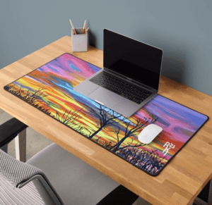 Image of Sunset Neoprene Desk Mat