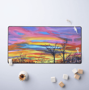 Image of Sunset Neoprene Desk Mat