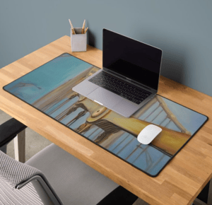 Image of Andy Warhol Bridge Neoprene Desk Mat