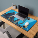 Anchored Neoprene Desk Mat