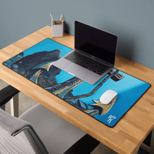 Image of Anchored Neoprene Desk Mat