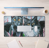 Cat Eyes Neoprene Desk Mat