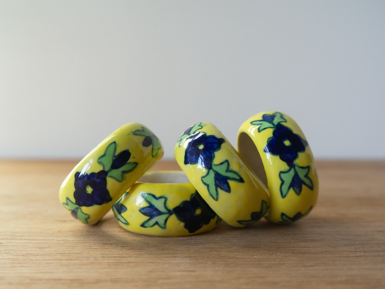 Image of ceramic napkin rings