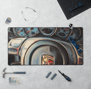 Image of Porsche Dash Neoprene Desk Mat