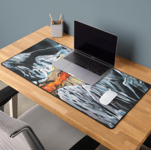 Image of Light Overcoming Neoprene Desk Mat