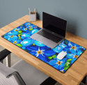 Forget Me Not Neoprene Desk Mat