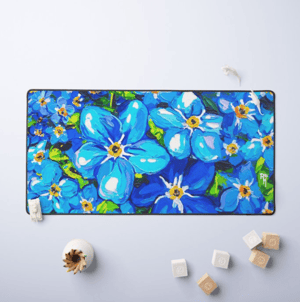 Image of Forget Me Not Neoprene Desk Mat