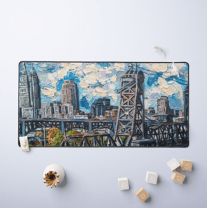 Image of Cleveland Flats Neoprene Desk Mat