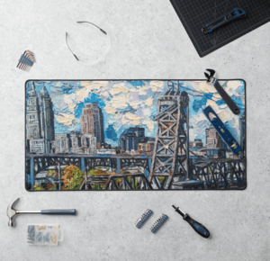 Image of Cleveland Flats Neoprene Desk Mat