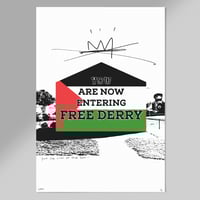 'FREE DERRY' IN AID OF PALESTINE RED CRESCENT SOCIETY 