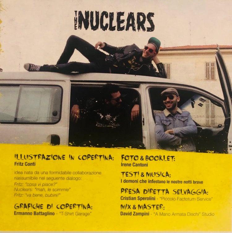 THE NUCLEARS - FRITZ! (7") EP