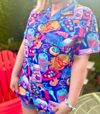 Image 1 of 'Monster Mart' Button-Down Shirt (READ DESCRIPTION)