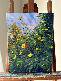 Image 3 of Yellow, at Monet's Garden | Original Painting on Canvas