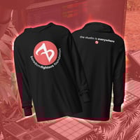 Image 1 of the studio is everywhere hooded long sleeve tee
