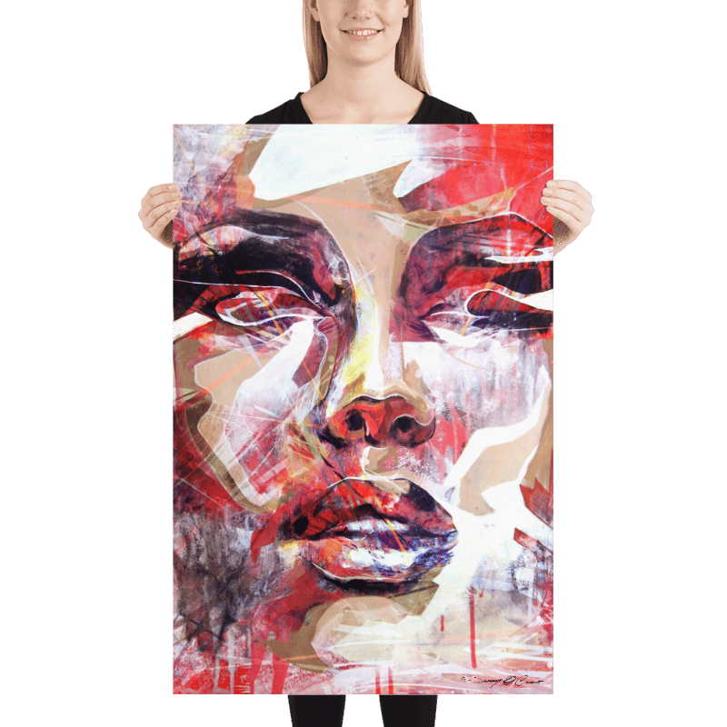 "Red Portrait" Open Edition Print FREE WORLDWIDE SHIPPING