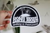  "Honu Atoll, Nothing Is Permanent" - Medium Vinyl Sticker