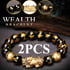 FengShui Black Obsidian Fortune Chain and Bracelet Beads Image 2