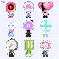 KPOP Lightstick Chibi | Stickers