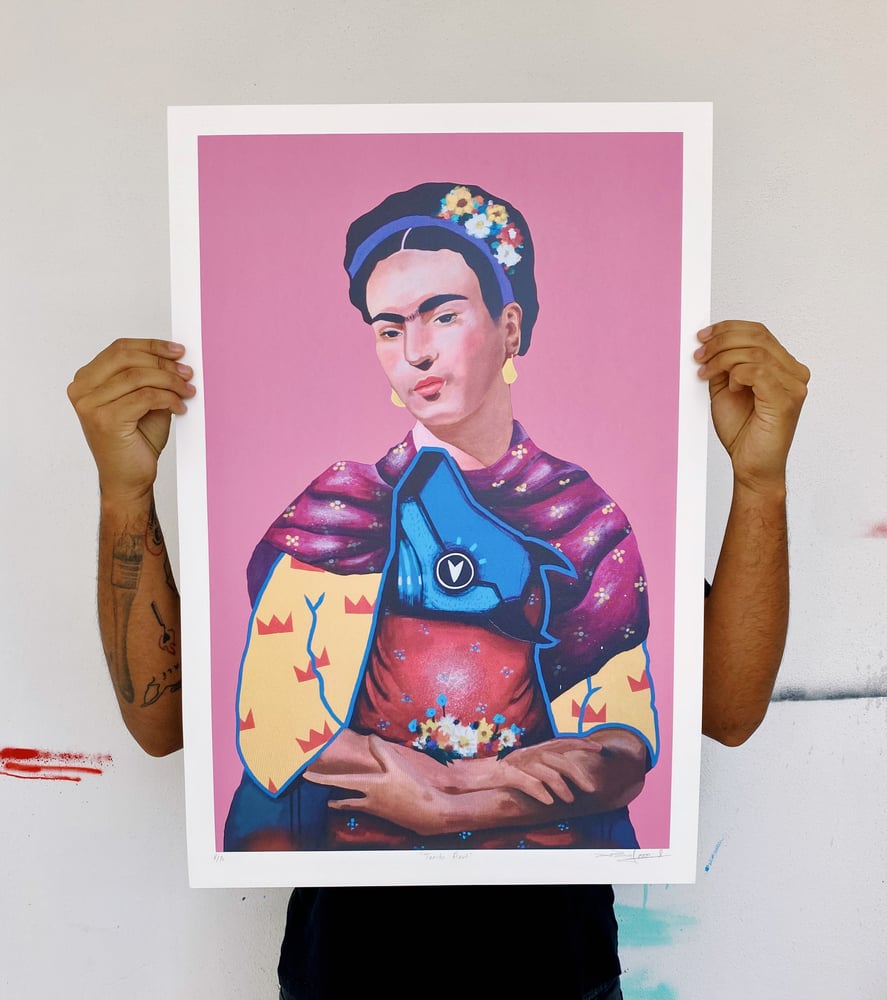 Image of Screen Print "Torito Azul" - Now! $160.00 