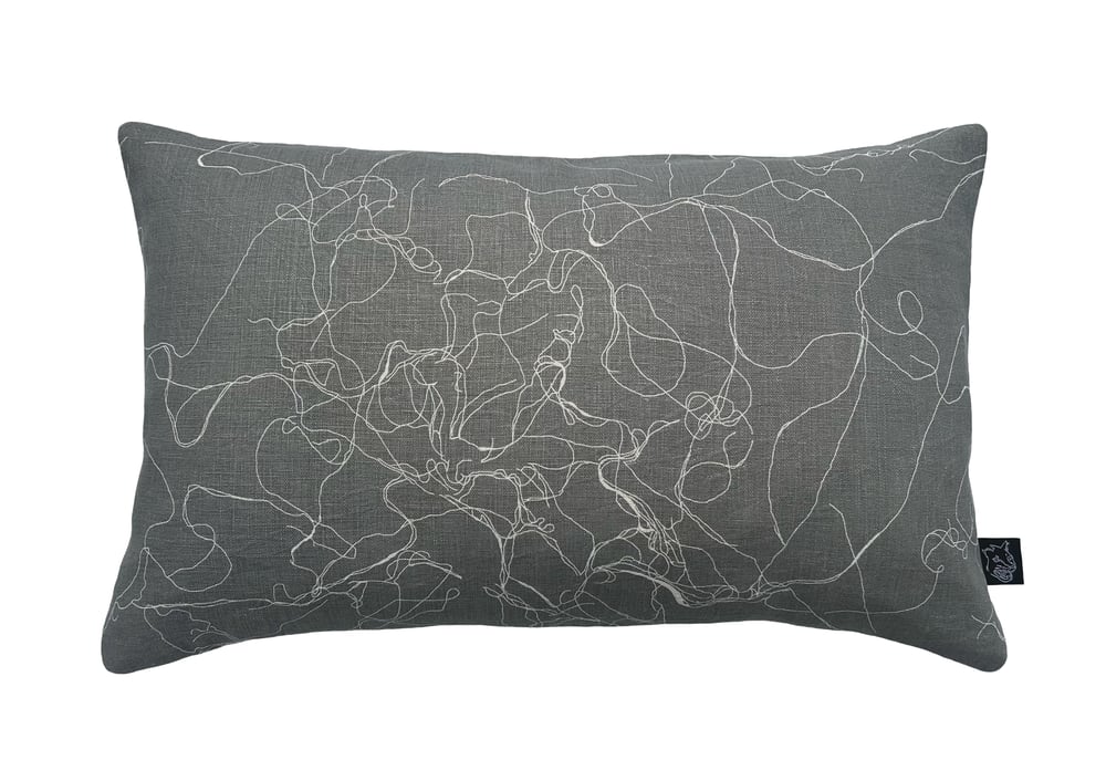 Image of Mangle cushion, Slate 