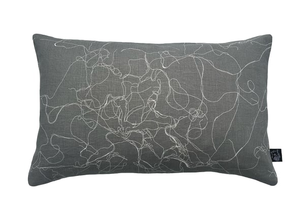 Image of Mangle cushion, Slate 