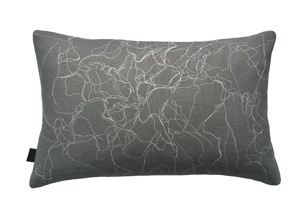 Image of Mangle cushion, Slate 