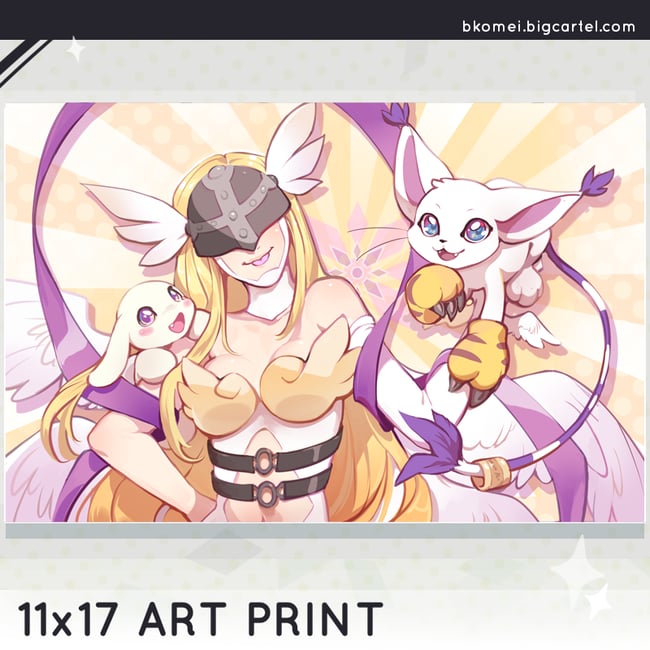 Digimon Angewomon - 11x17" Art Print