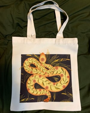 Flower Snake Tote