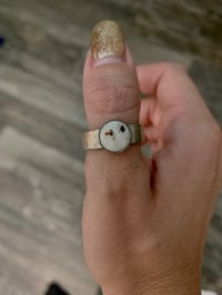 White Buffalo Moon Ring A