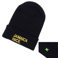 Image of JAMAICA NICE. CUFFED KNIT CAP