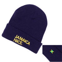 Image of JAMAICA NICE. CUFFED KNIT CAP