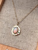 Image 5 of Opal Medallion Gold Pendant 