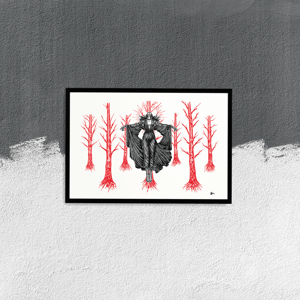 Image of "Meditate" 13"x19" Luster Paper Art Print