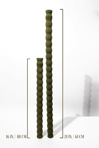 Image 2 of Olive Green - Extended Replacement Ski Pole Grips (16in)