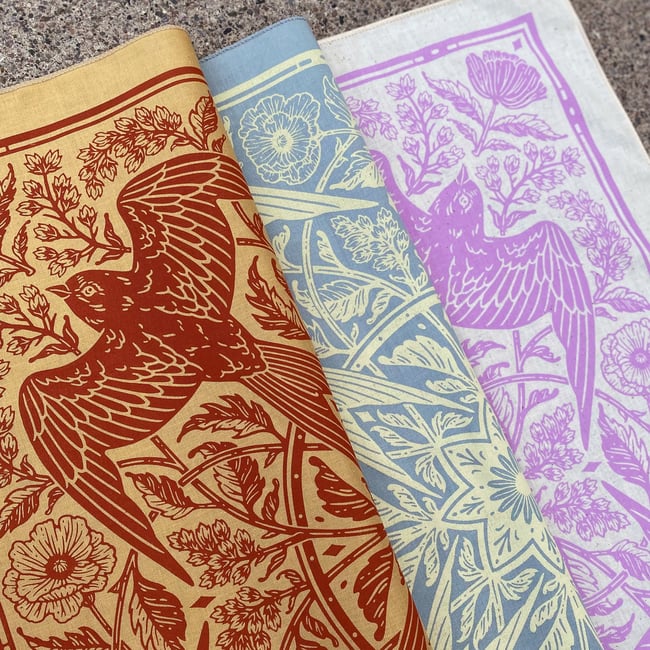 Lilac - Barn Swallow Bandana