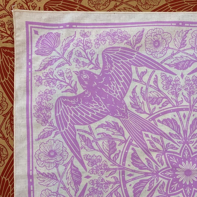 Lilac - Barn Swallow Bandana