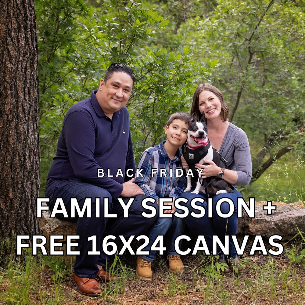 Image of BLACK FRIDAY- 2024 FAMILY SESSION W/ FREE 16x24 CANVAS