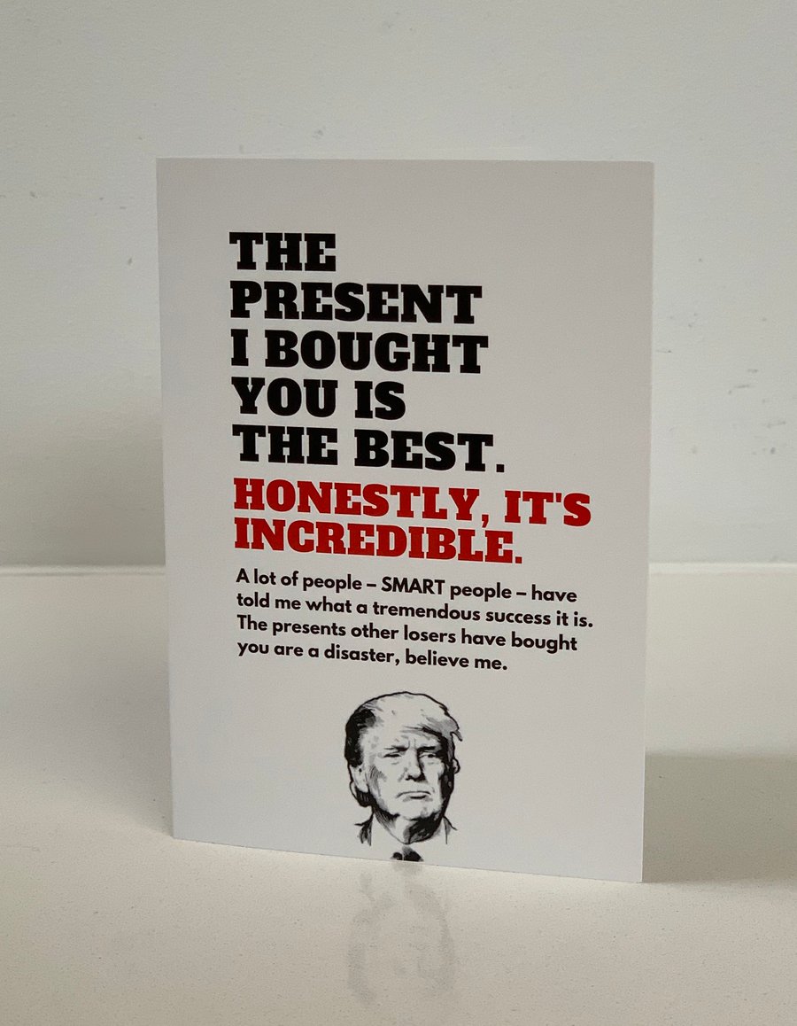 Image of Donald Trump Card