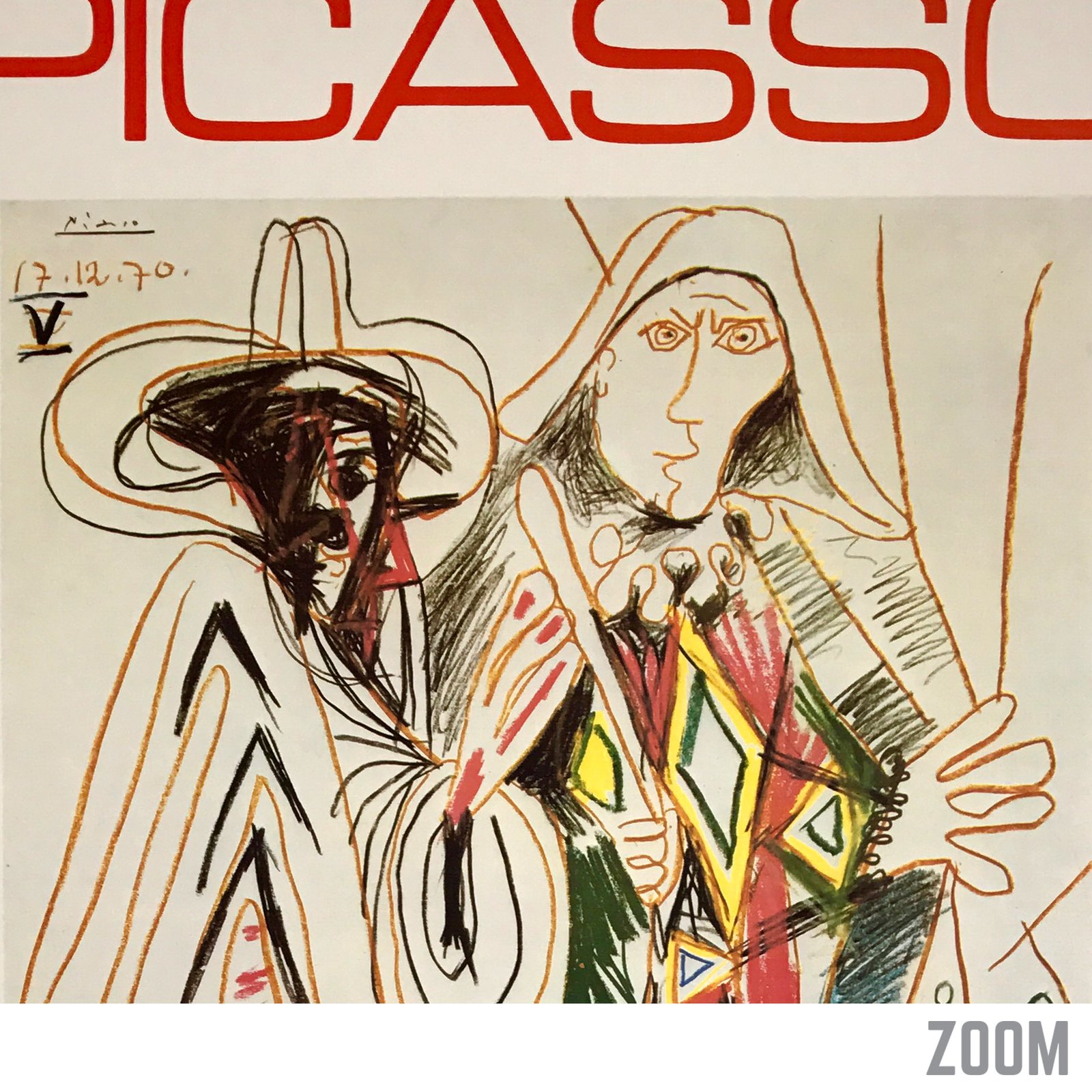 Galerie Felix Vercel | Pablo Picasso - 1972 | Event Poster