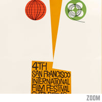 Image 2 of 4th San Francisco International Film Festival | Saul Bass - 1960 | Event Poster | Vintage Poster