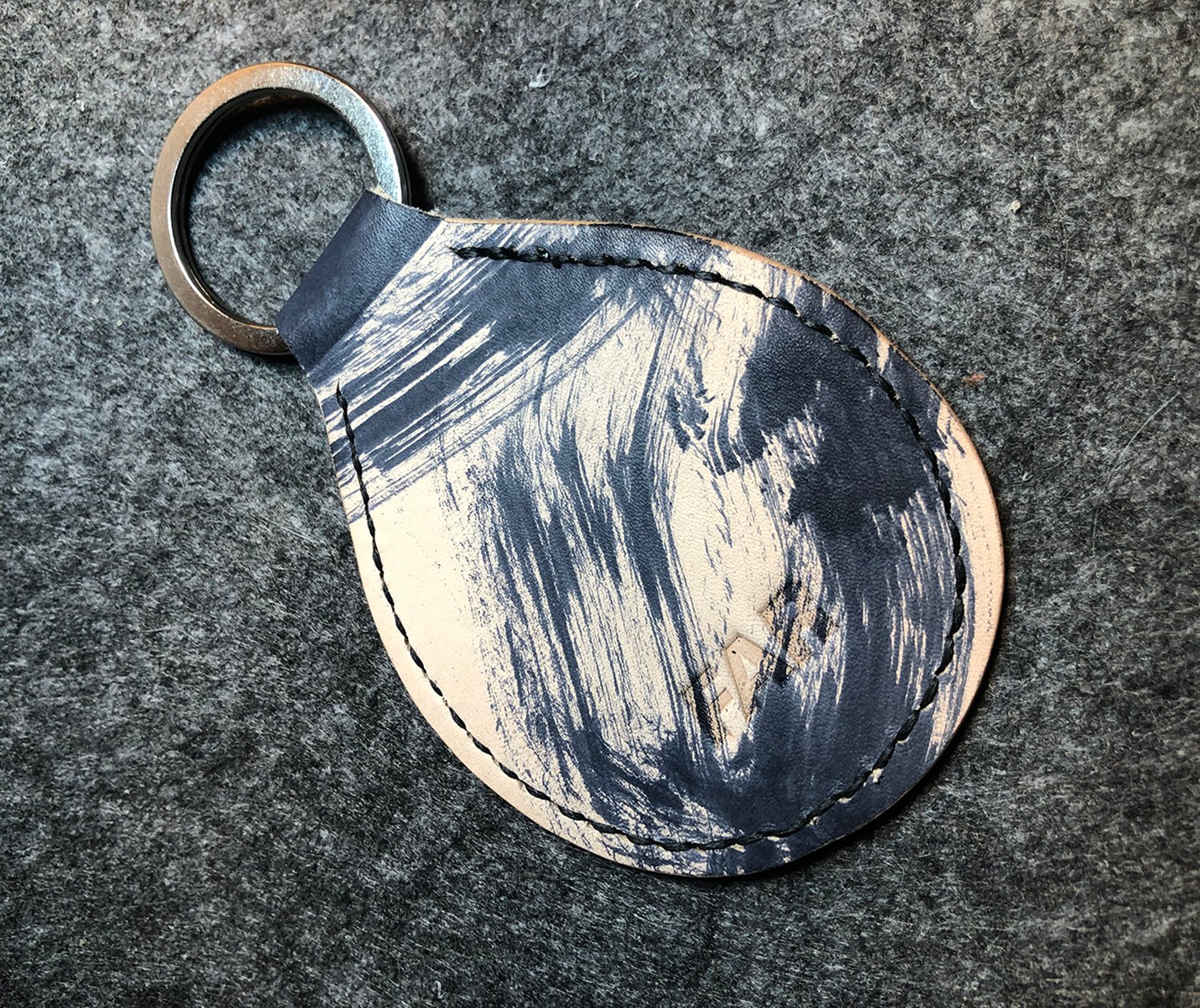 Image of Unique died keychain