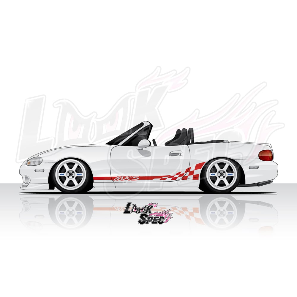 MX-5/Miata Door Graphic Style 1 (NA, NB, NC, ND)