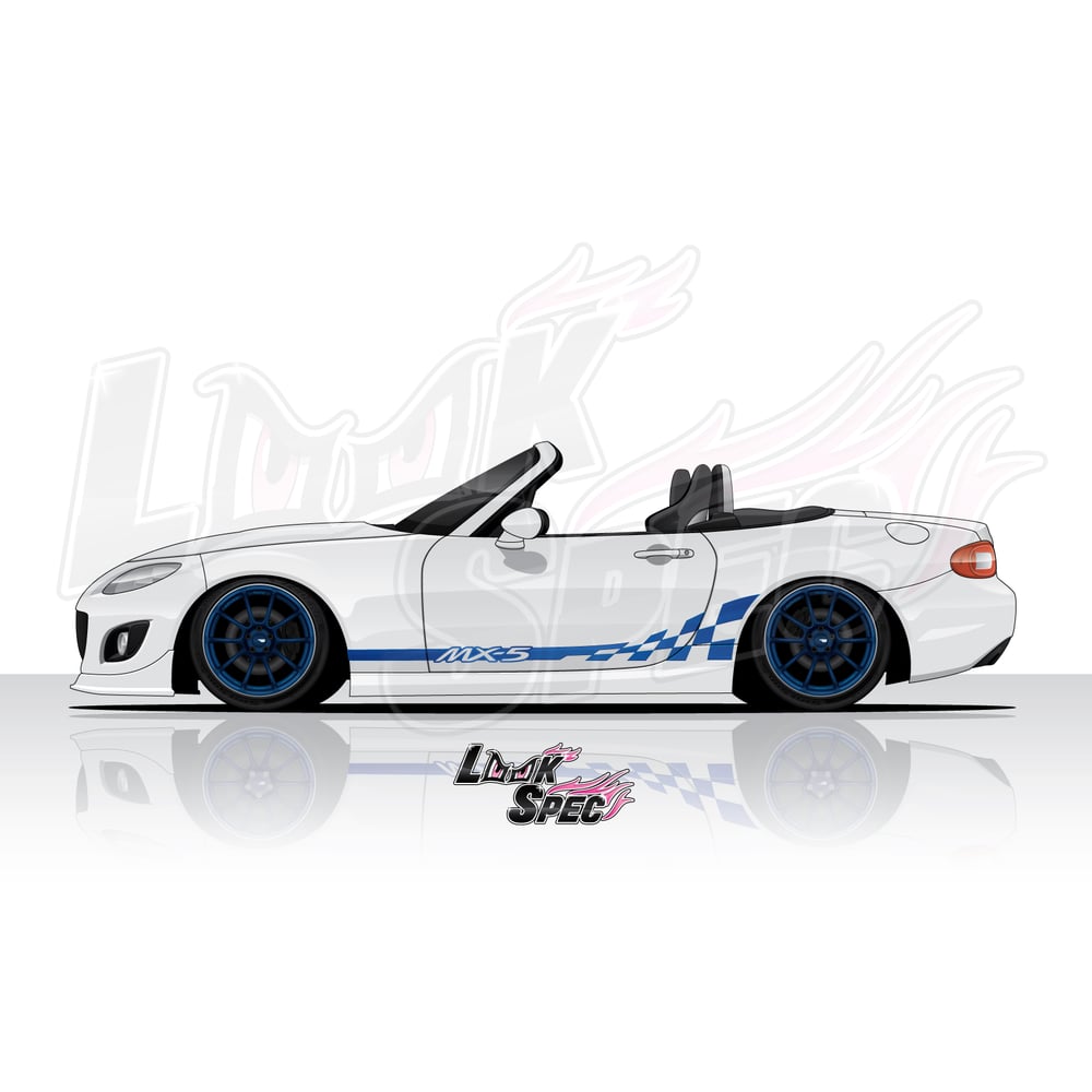 MX-5/Miata Door Graphic Style 1 (NA, NB, NC, ND)
