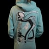 BLUE FLOWERS HOODIE