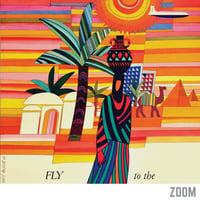 Image 2 of Fly Malev to the Middle East | Mate Andras - 1966 | Travel Poster | Vintage Poster