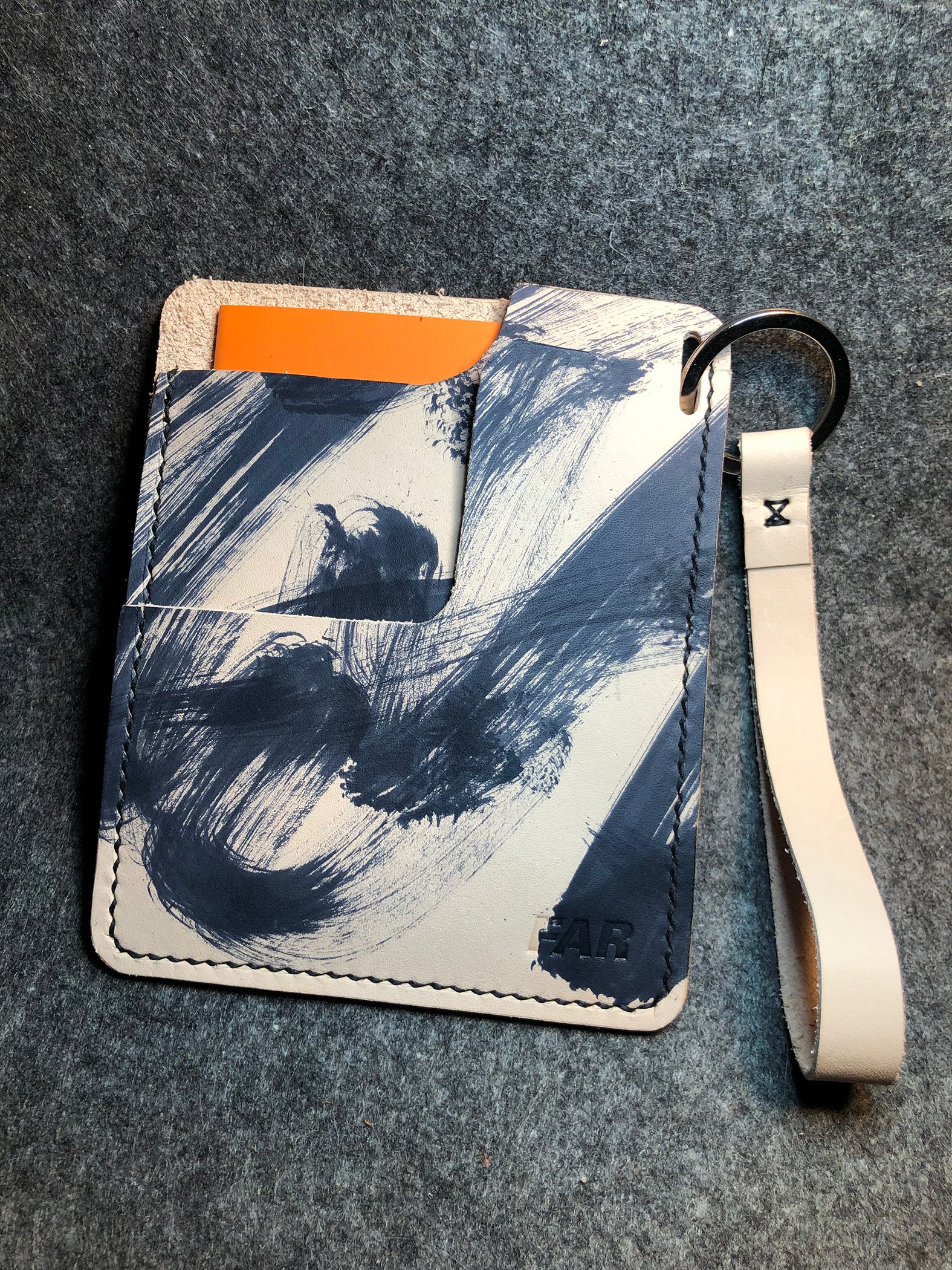Image of Unique leather field notes case