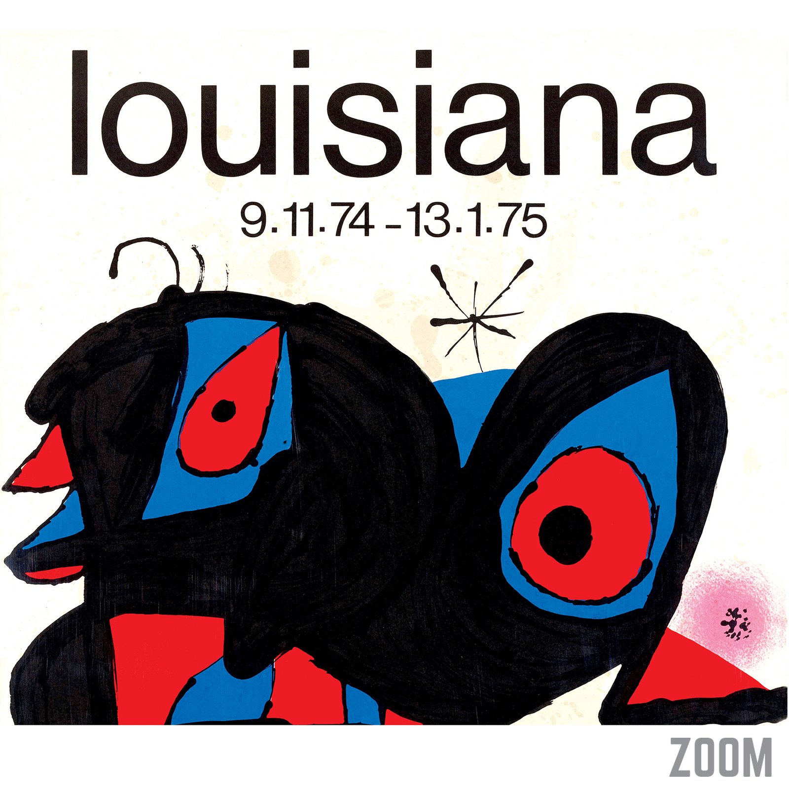 Louisiana | Joan Miro - 1974 | Event Poster | Vintage Poster