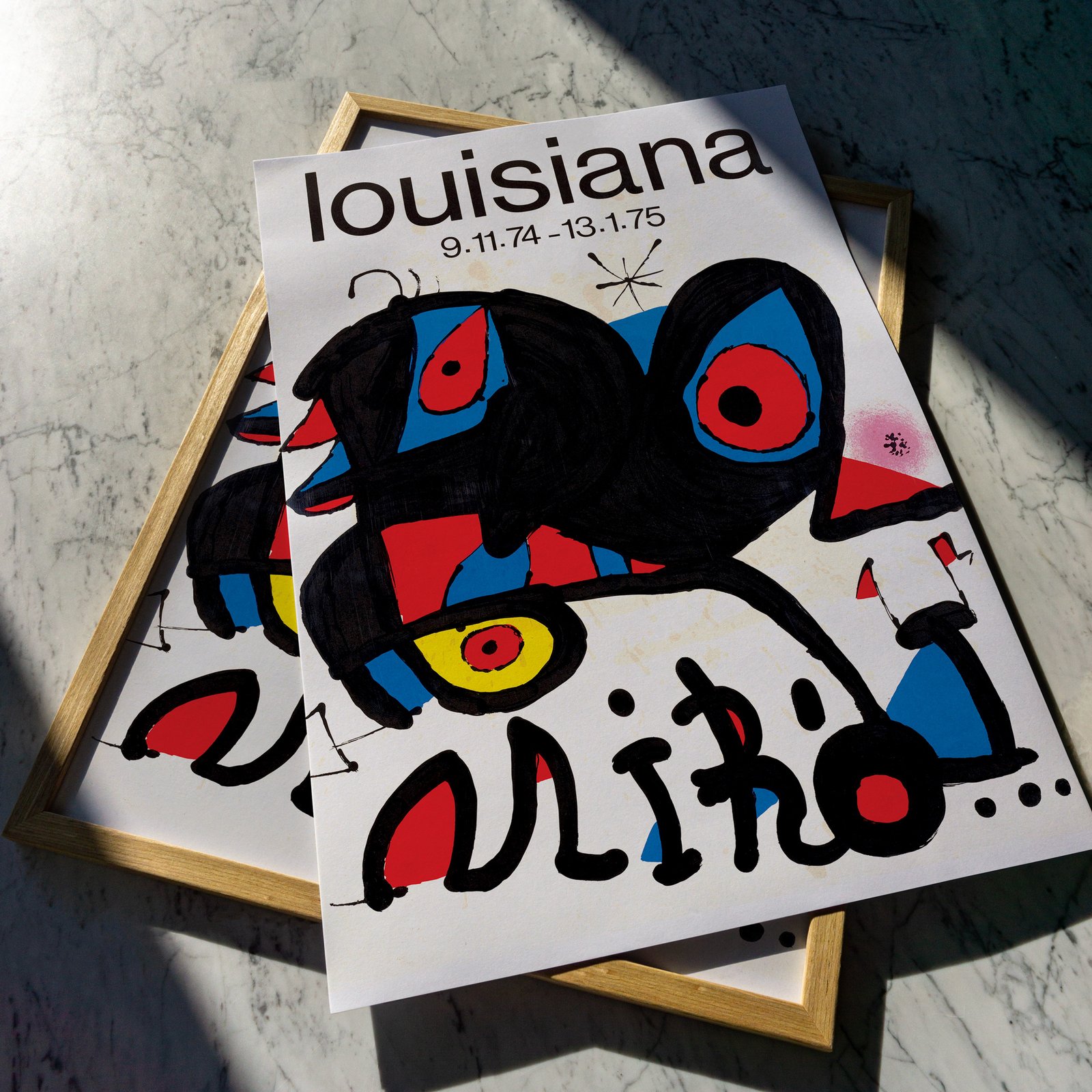 Louisiana | Joan Miro - 1974 | Event Poster | Vintage Poster