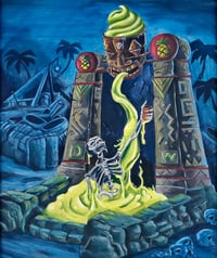 Image 3 of "Dole whip of Doom!" Canvas reprint 