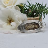 Image 3 of Silver and Moss Agate Pendant - (SJ011)